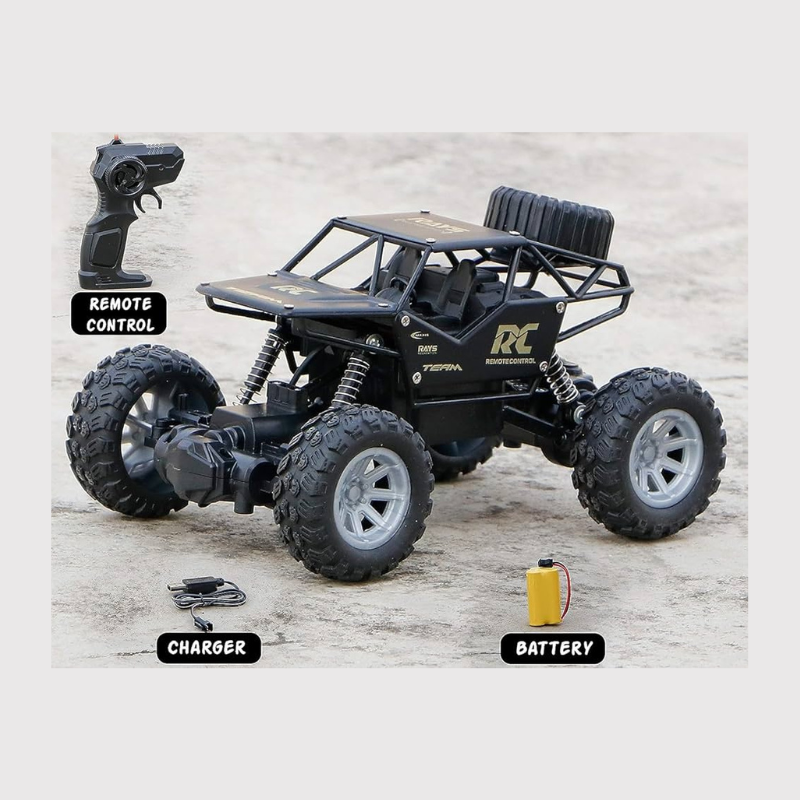 Rechargeable Rock Crawler RC Car | Off-Road Monster Truck