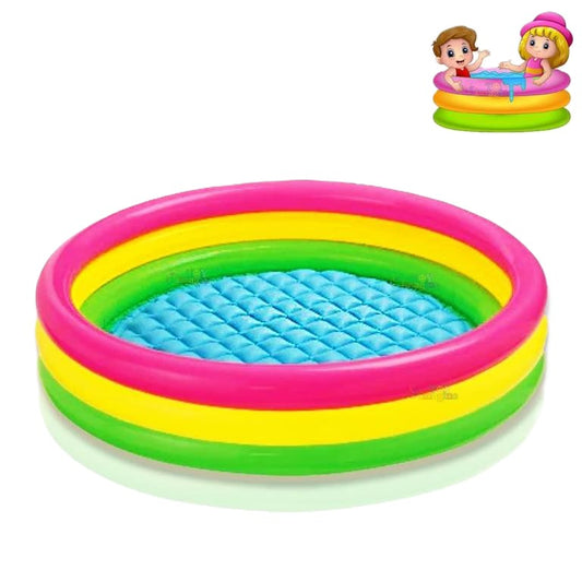 INTEX Sunset Glow Kids Inflatable Swimming Pool | Outdoor Water Play