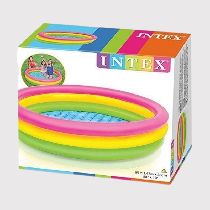 INTEX Sunset Glow Kids Inflatable Swimming Pool  | Outdoor Water Play
