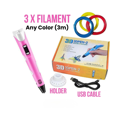 3D Pen Drawing Toy | Creative Art Pen with Filaments