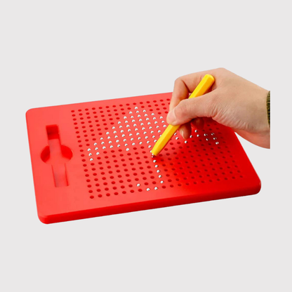 Magnetic Drawing Board for Kids - Creative Learning Toy with 10 Cards