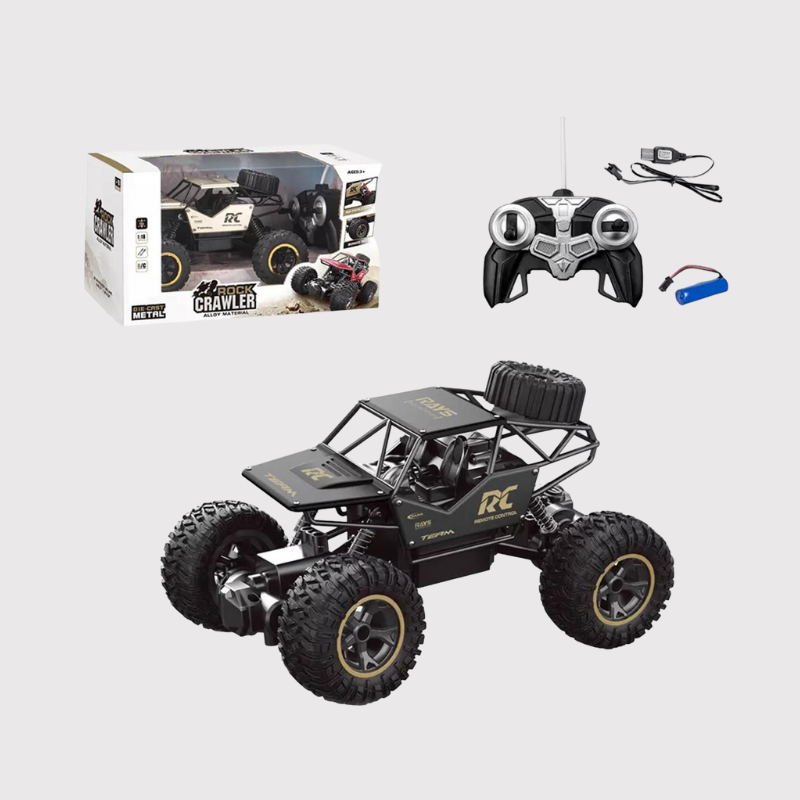 Rechargeable Rock Crawler RC Car |  Off-Road Monster Truck