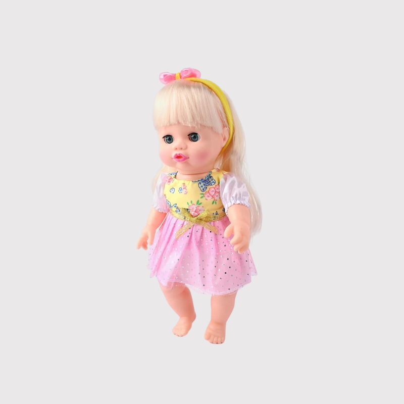 Baby Doll Toy with Accessories | Cute Blonde Doll Set