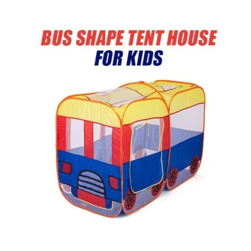 Pop-Up House Tent Toy | Kids Play Tent Bus Design