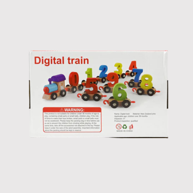 Digital Train Number Learning Toy - Educational Set