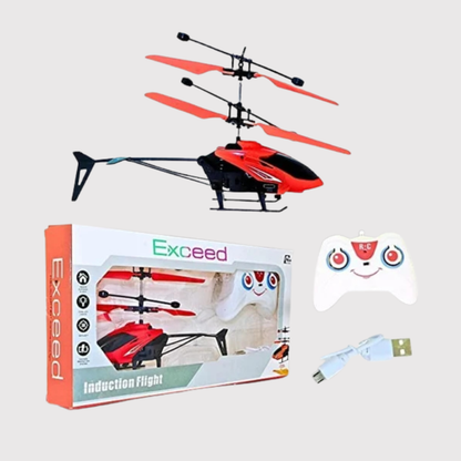 RC Helicopter Induction Flight | Rechargeable Flying Toy