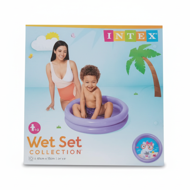 INTEX Sunset Glow Kids Inflatable Swimming Pool  | Outdoor Water Play