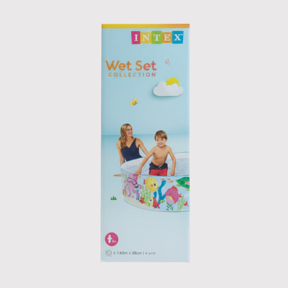 INTEX Wet Set Collection Sea Animal Kids Inflatable Pool | Outdoor Water Play for Kids