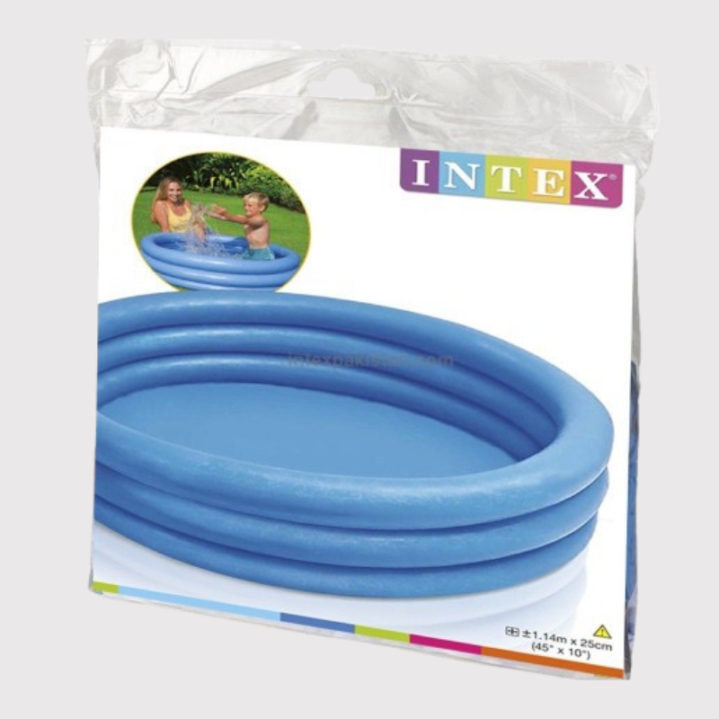 Intex Wet Set Collection Kids Pool – 3-Ring Inflatable Pool (4 Feet x 10") | Age 2+