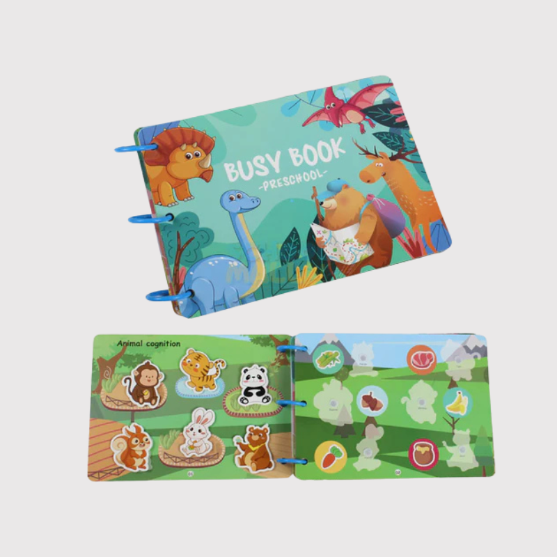 Busy Book Educational Toy | Animal Cognition Activity Book