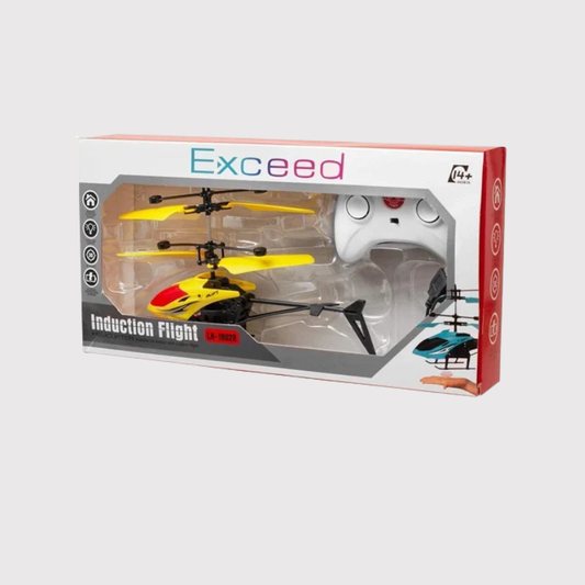 RC Helicopter Induction Flight | Rechargeable Flying Toy