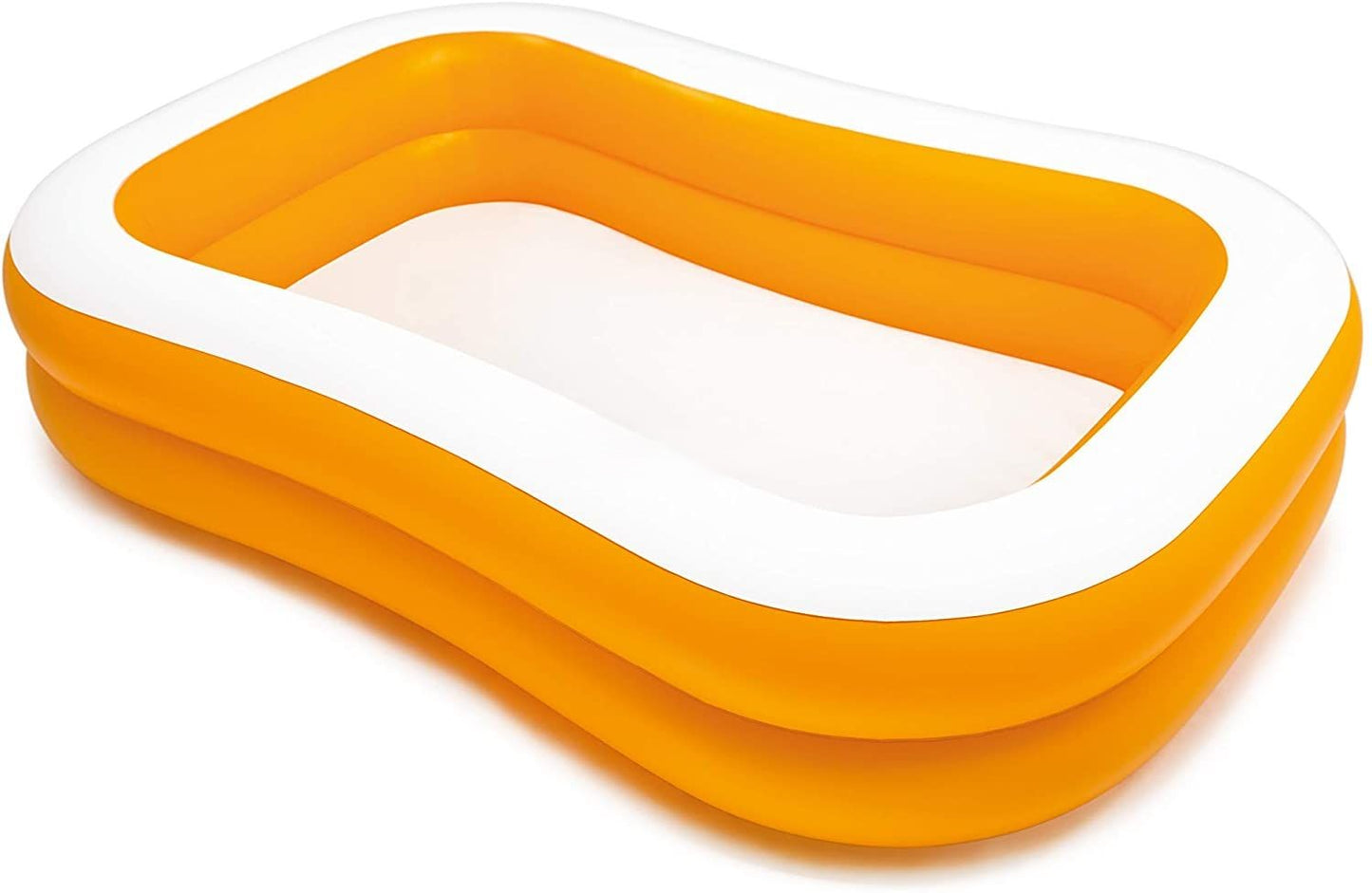 Intex Mandarin Family Pool – Large Inflatable Rectangular Pool | (7.5 Feet x 5 Feet x 18")
