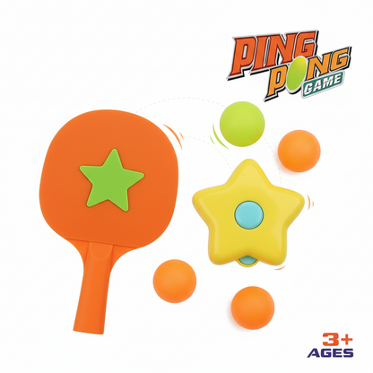 Kids Ping Pong Game Set – Star Launcher & Paddle Ball Toy for Boys & Girls